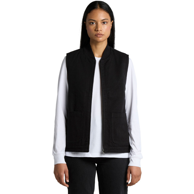 Womens Canvas Vest - 4528