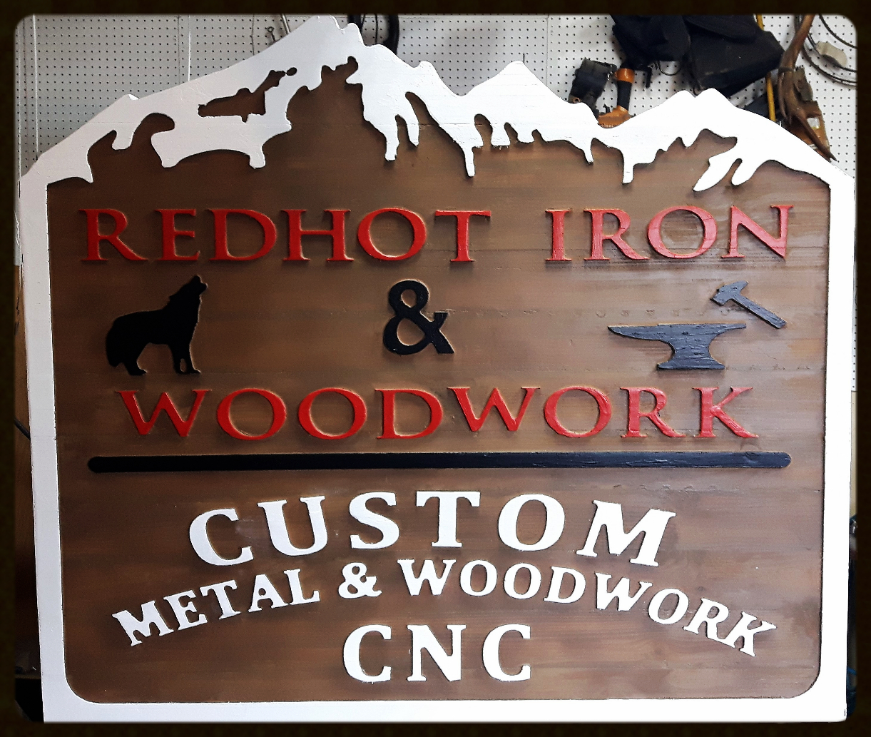 Custom CNC cut sign