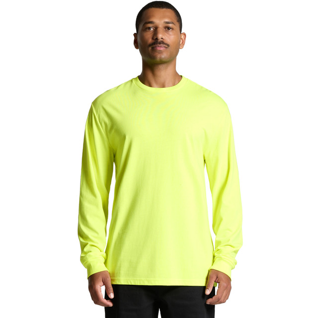 Mens Block Safet L/S Tee - 5054F