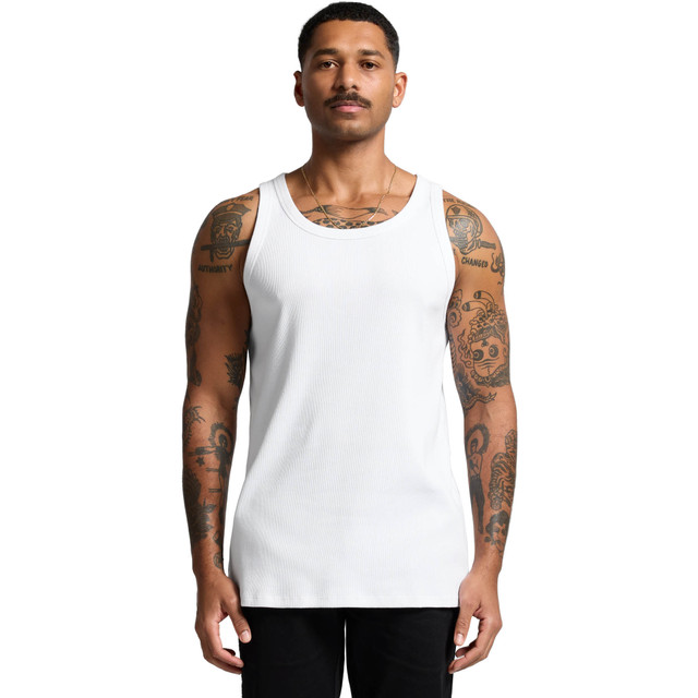 Mens Organic Rib Singlet - 5063G