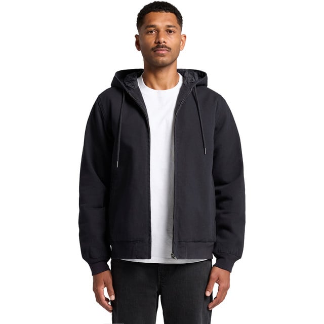 Canvas Bomber Hooded Jacket - 5532