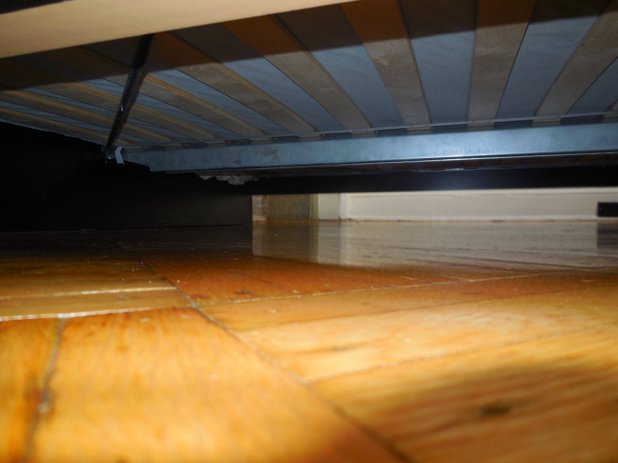 Deep cleaning Toronto – under bed after Deep Clean Reset with restored hidden surfaces and removed dust accumulation