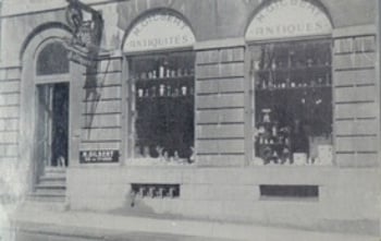 Boutique Méridé et Robert Gilbert, rue St-Louis Vieux-Québec c. 1950