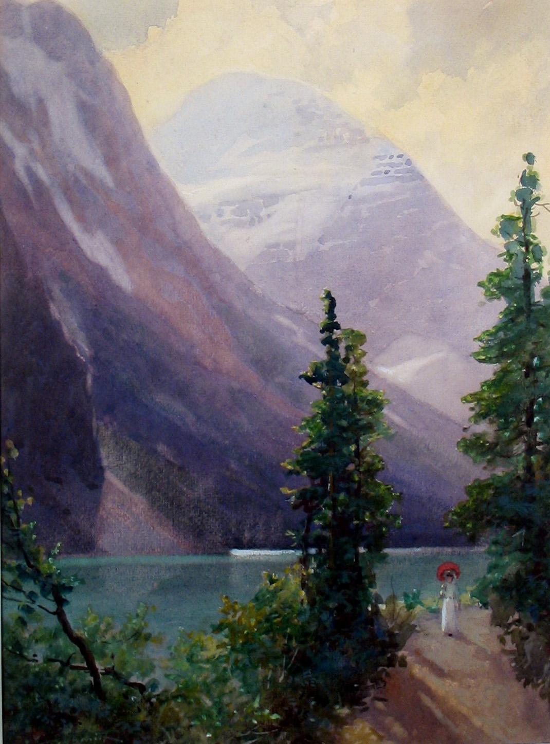 Mount Le Froy, Watercolour on paper