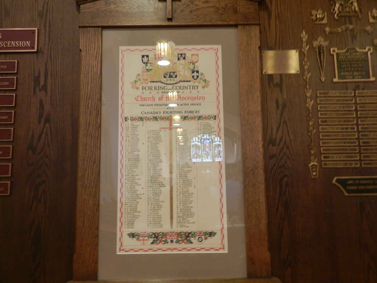 List of Church of the Ascension members who sacrificed