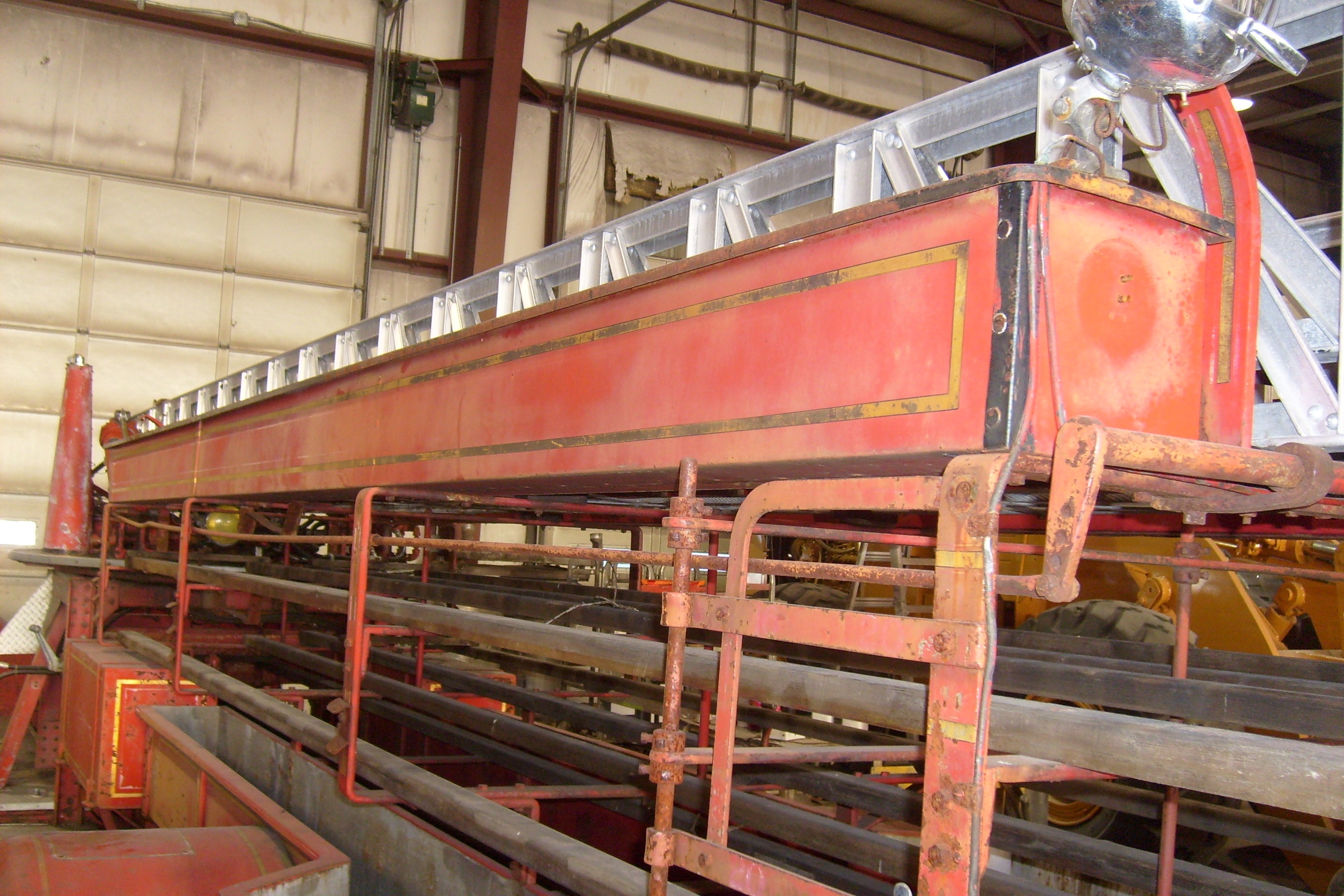 1932 Pirsch ladder truck in for restoration.