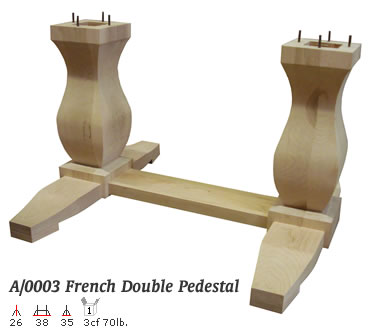 A0003 French Double Pedestal