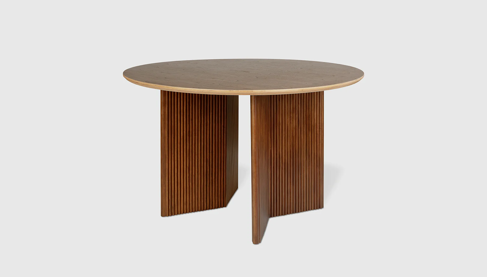 Atwell Round Dining Table - walnut