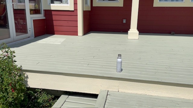 After Patio painted 