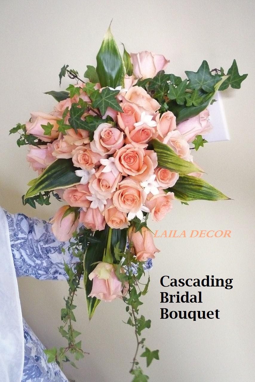 Cascading Bridal Bouquet $300  and up 