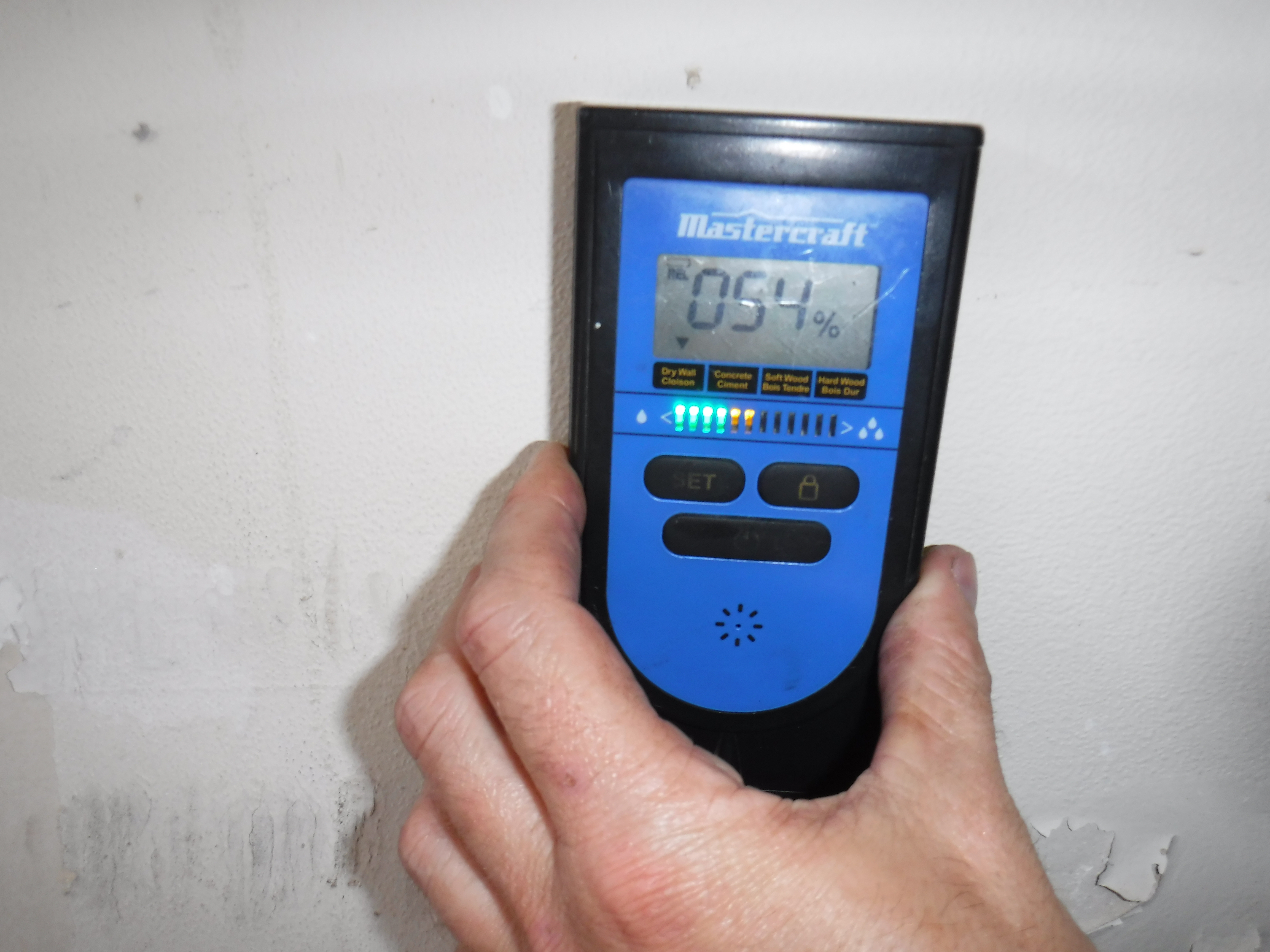 Moisture Meter Reading