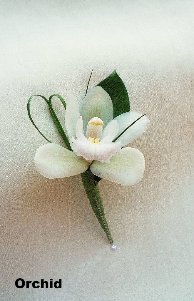 Orchid Boutonniere $17 