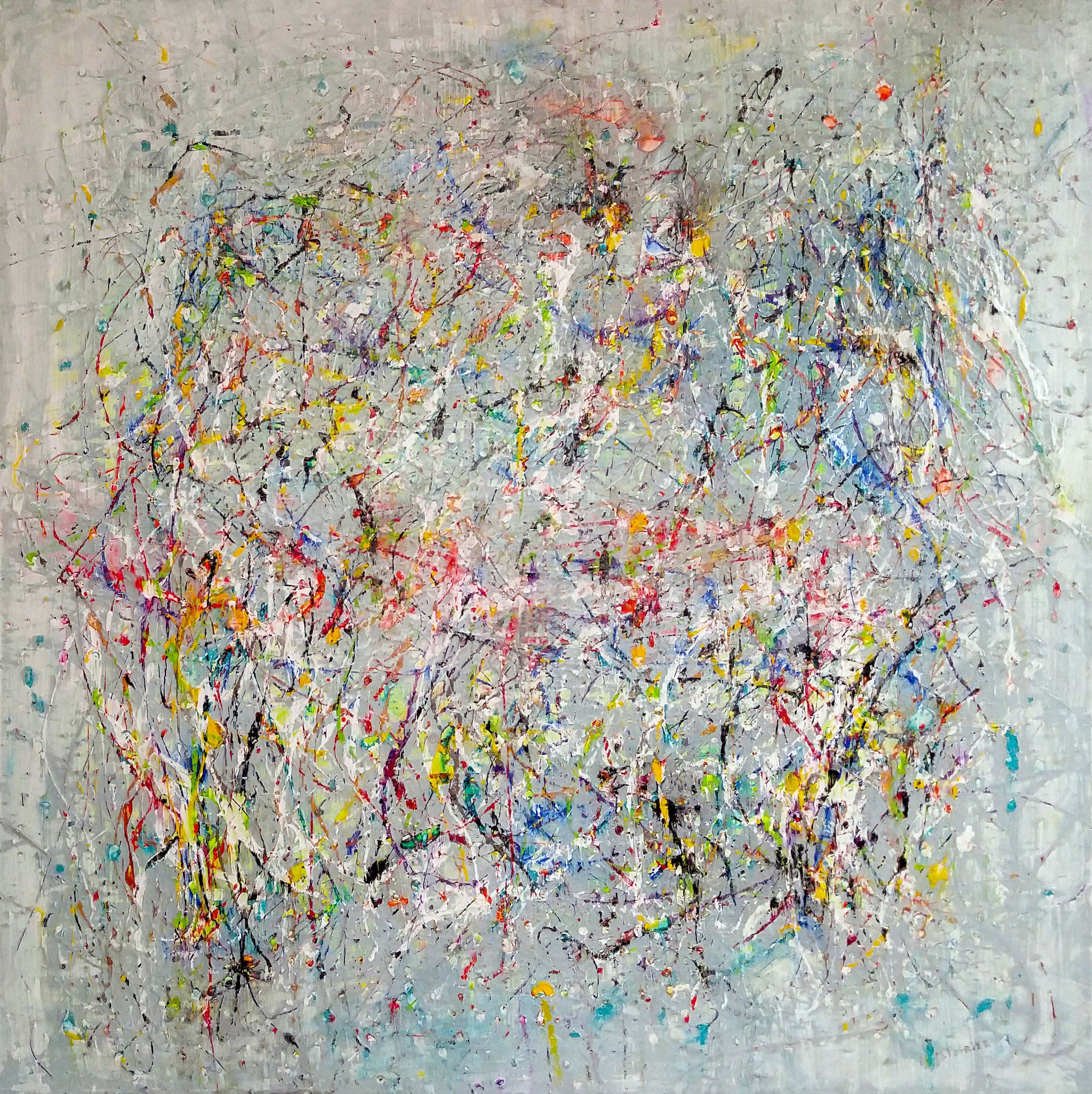 EXPLORATION
48x48 inches,122x122 centimeters SOLD)