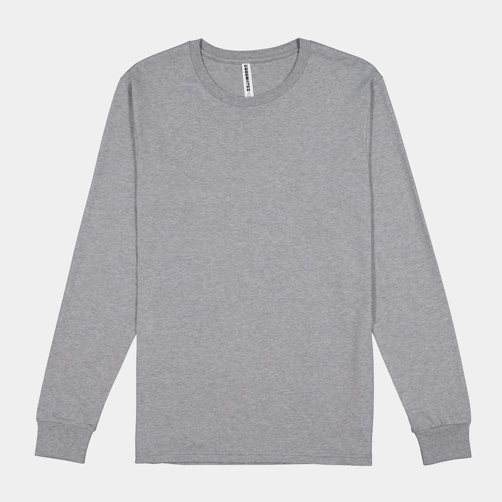 Basis L/S Tee - Grey Marle