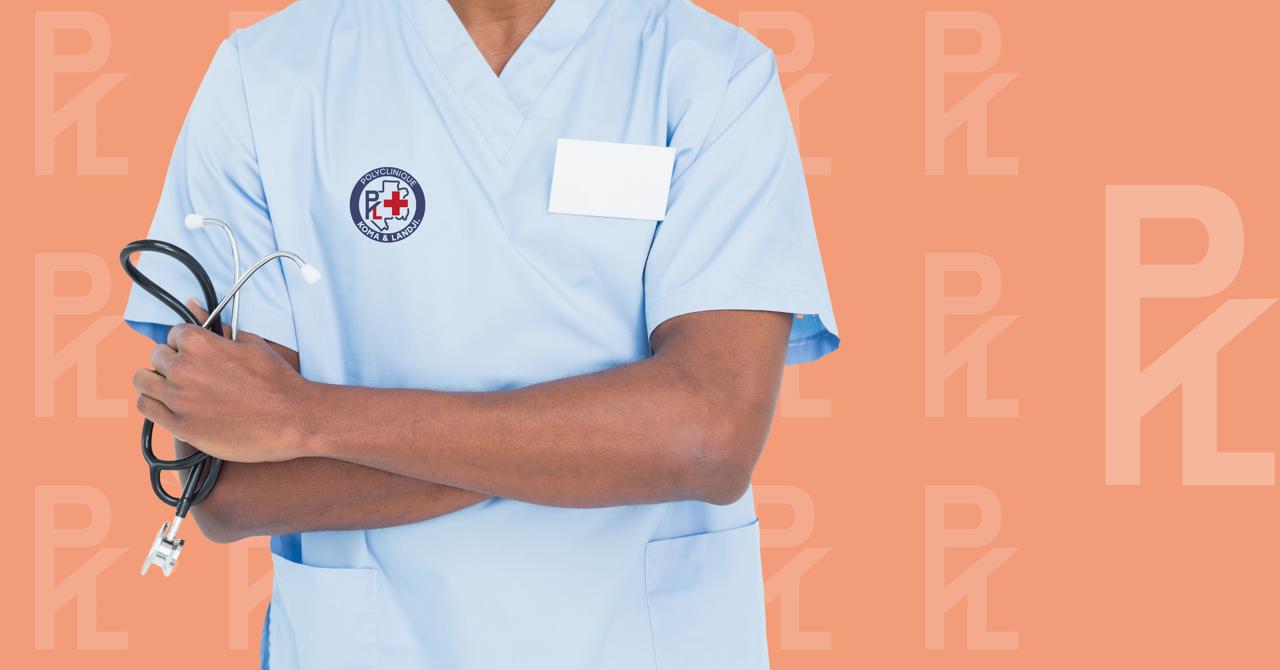 doctor holding red stethoscope