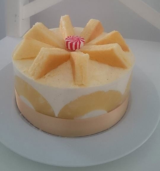 Cheesecake ananas rôti
