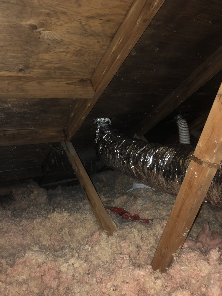 Dryer Piping need to be insulated in your attic