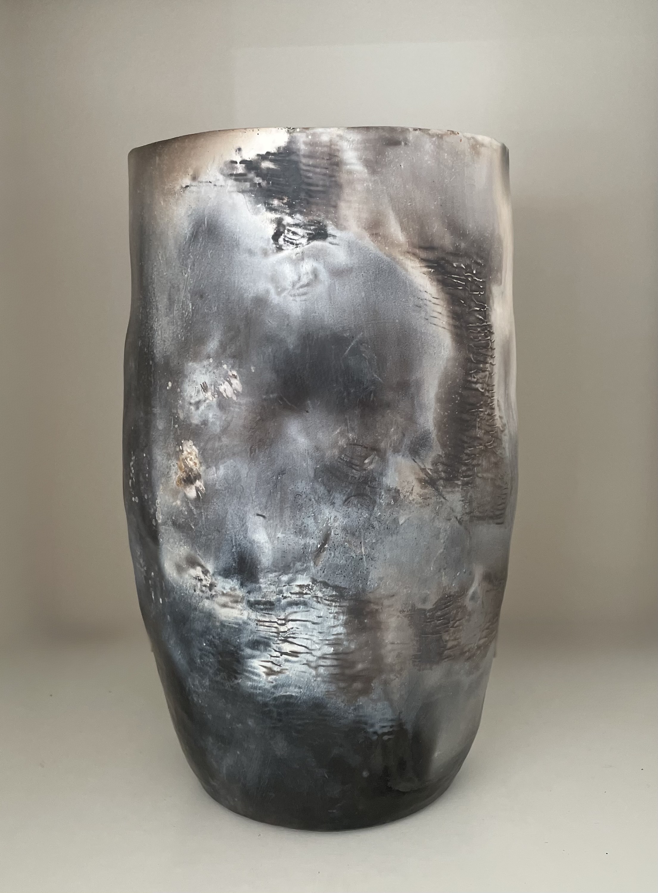 Coiled Vase - 9.5"H X 5.5"W X 6" Diam