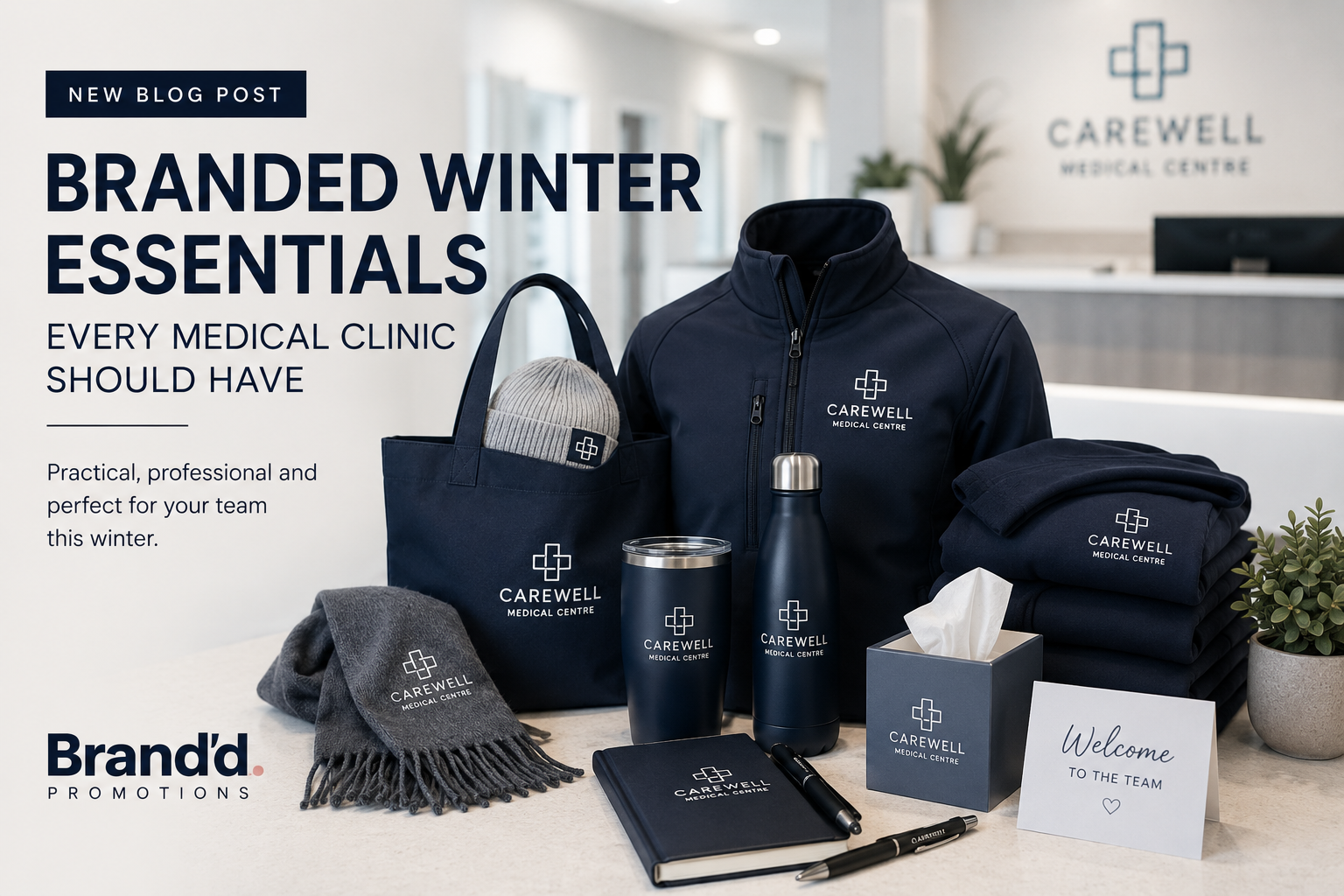 Branded Winter Essentials Every Medical Clinic Should Have