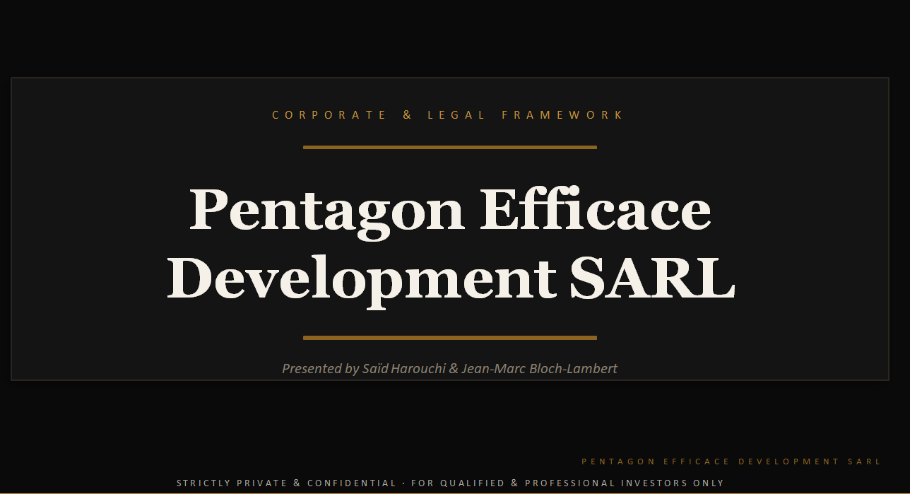 LEGAL & CORPORATE FRAMEWORK