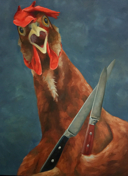 It was Self Defense
18" x 24"
oil on canvas