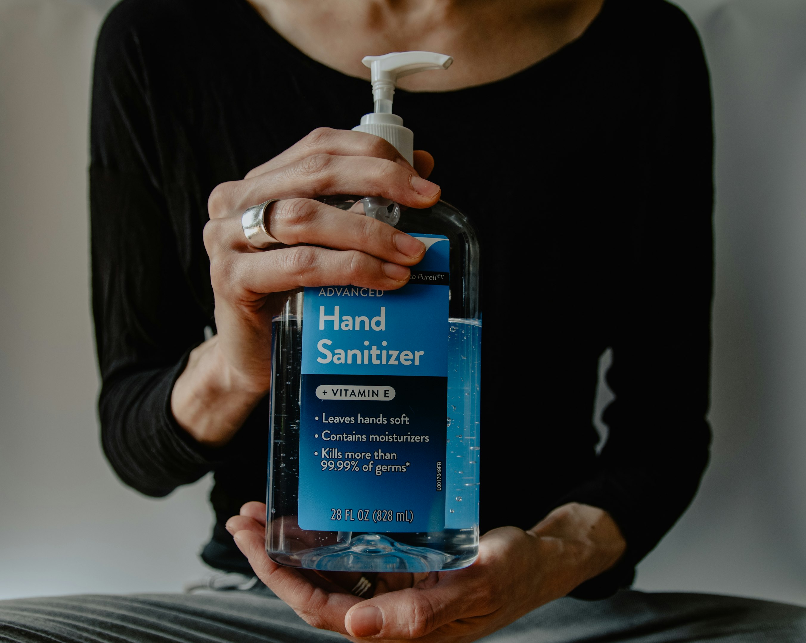 Handdesinfektionsmittel Flasche