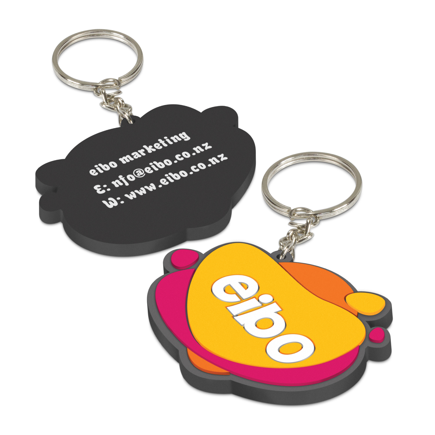 PVC Custom Key Ring 107109