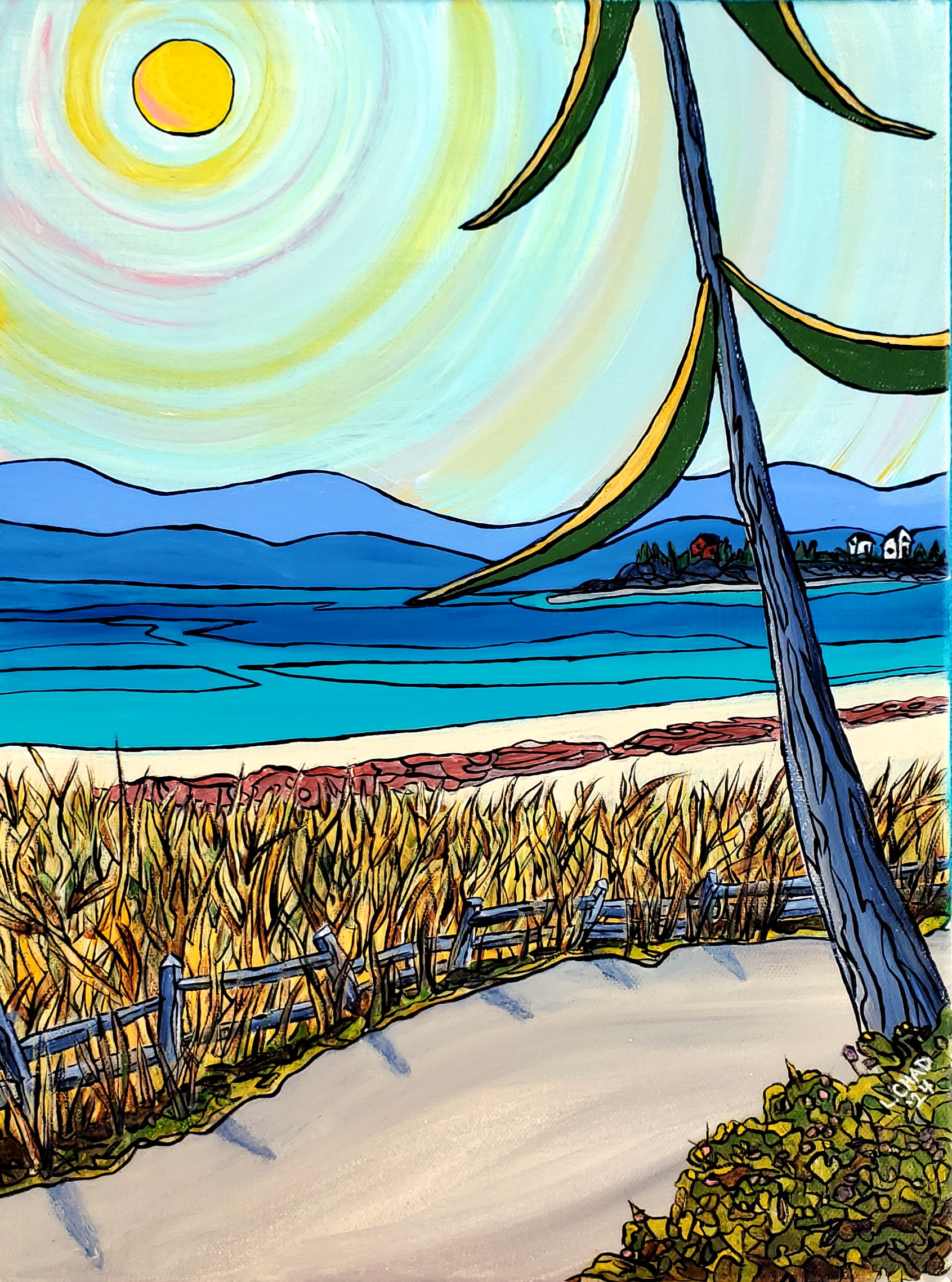 "Wandering Rathtrevor" [2024]
Image: 12" x 16"
Acrylic on canvas
$400.00
Prints Available