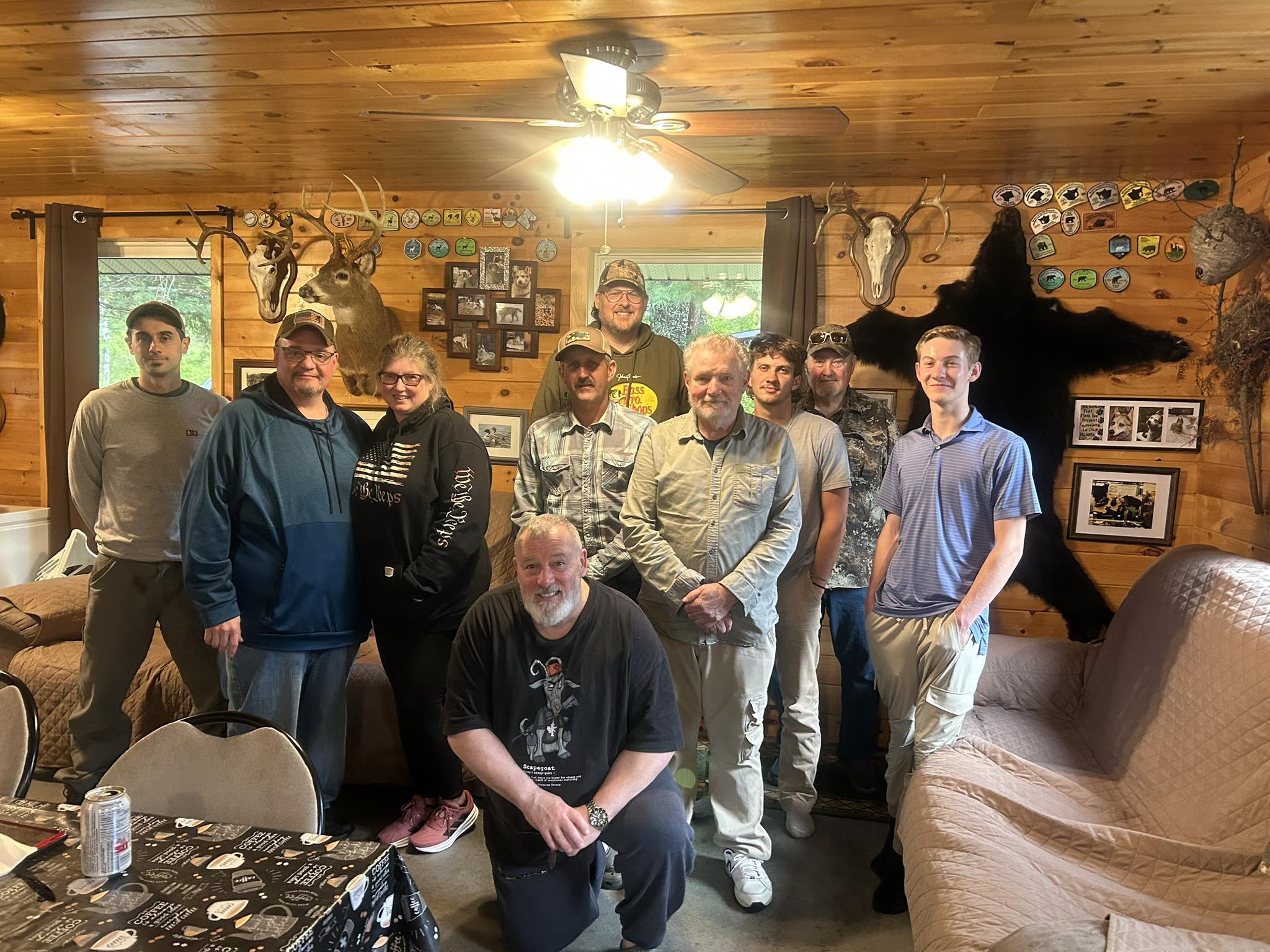 week 2 group black bear during a guided Ontario black bear hunt at Wild North Outfitters in 2025.