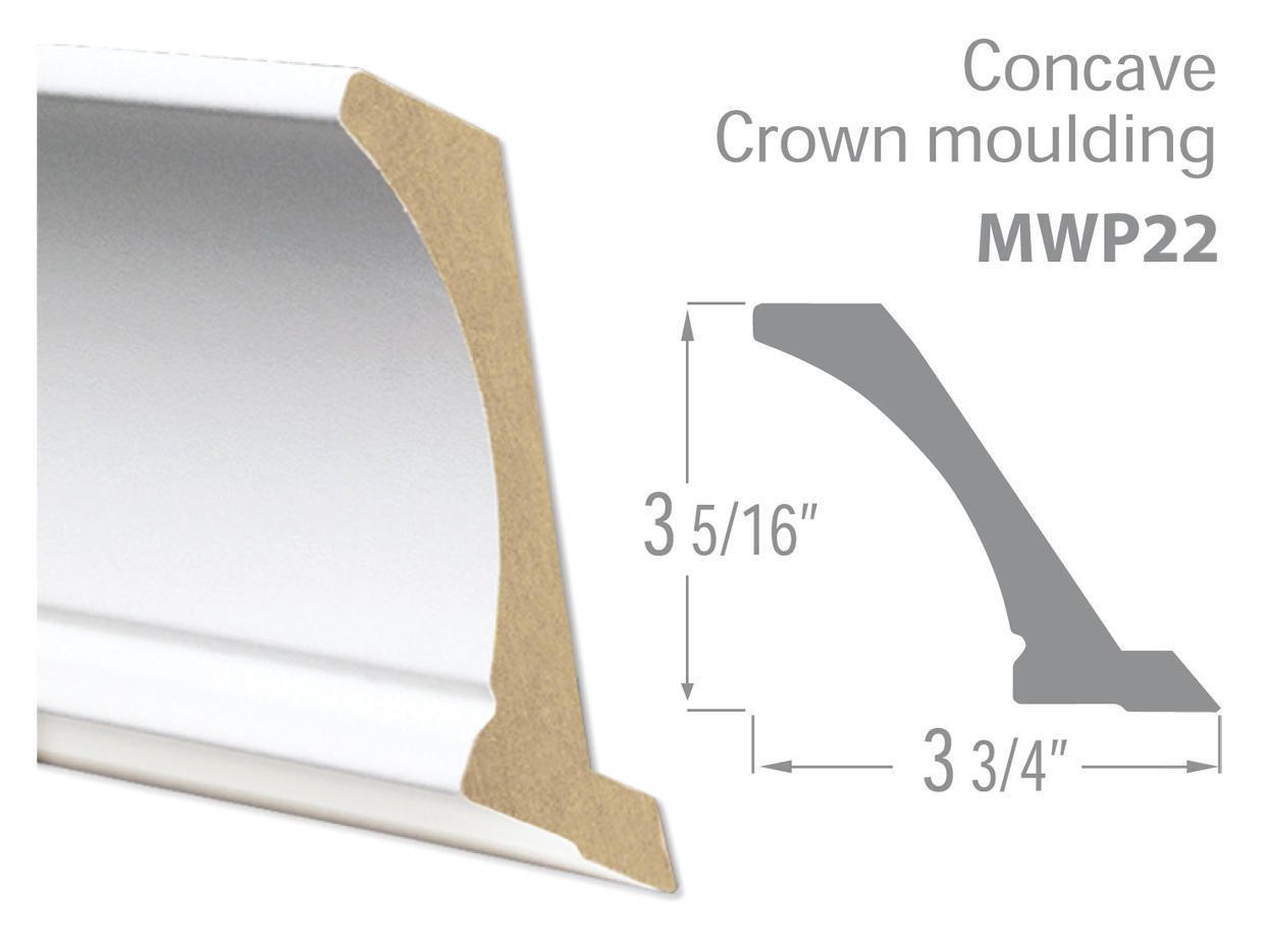 Concave Crown moulding