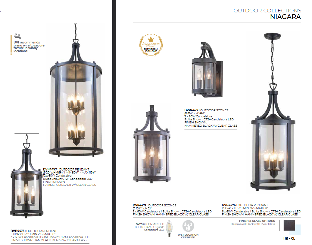 120 Niagara Collection
Available in Hammered Black
Starting at 
Regular Price $332.99 
On Sale $299.99