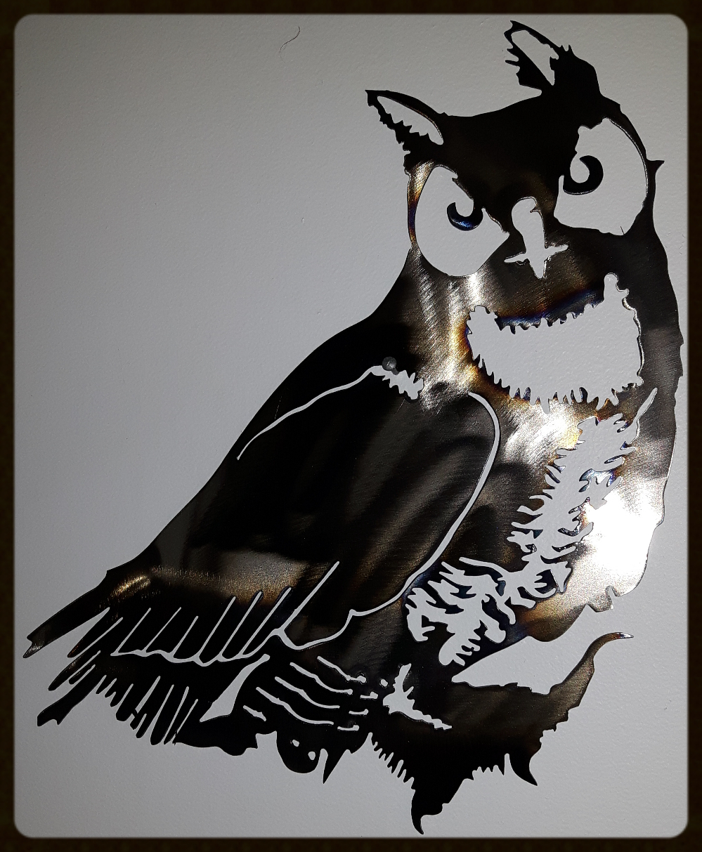 Metal Art, Owl, Campbell river BC, Vancouver island BC, Vancouver BC, Victoria BC, British Columbia,Alberta