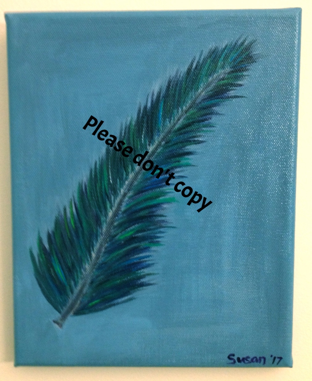 Feather 8 x 10 Acrylic