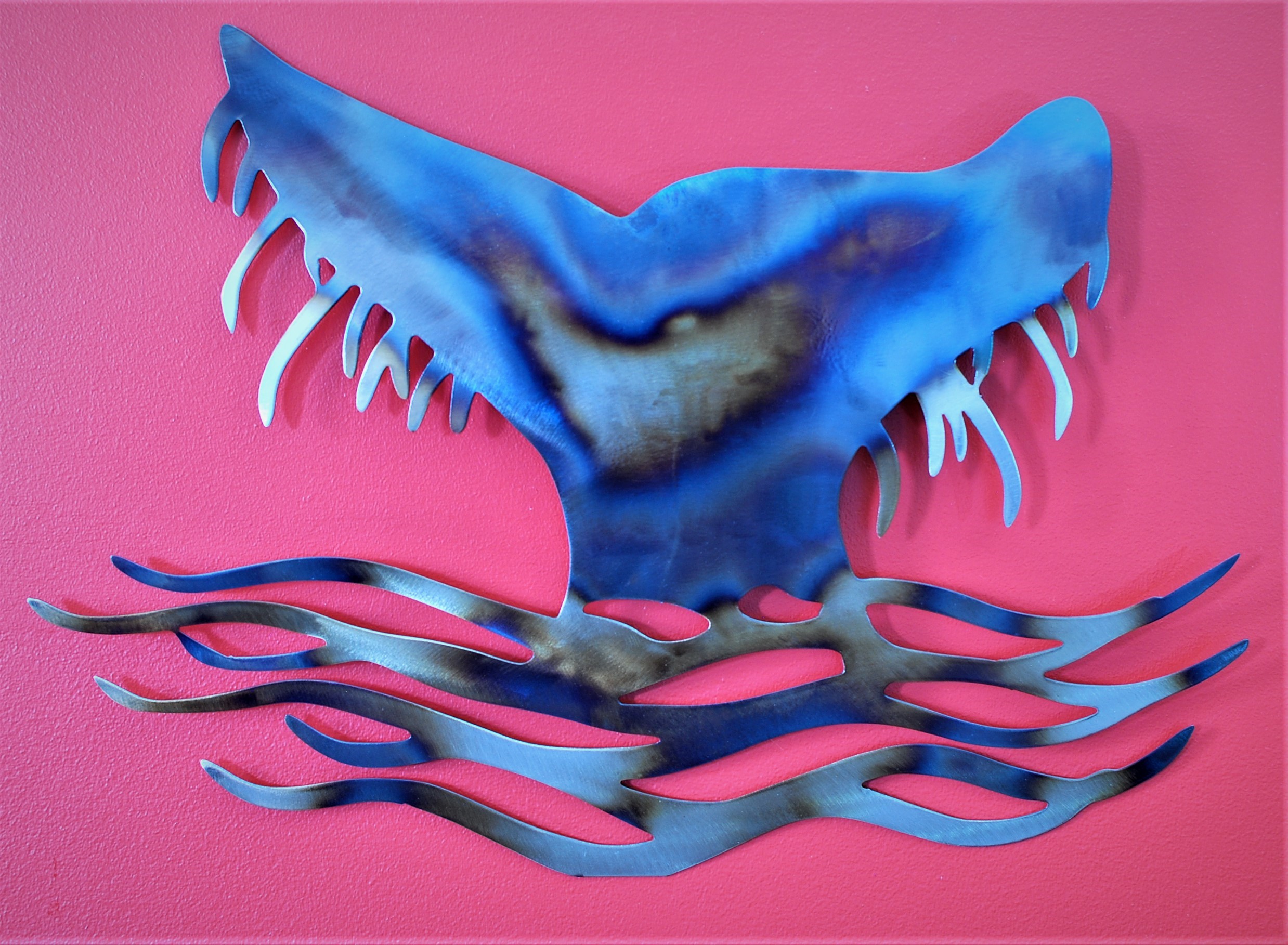 Metal art , Orca tail, Campbell river BC, Vancouver island BC, Vancouver BC, Victoria BC, British Columbia,Alberta