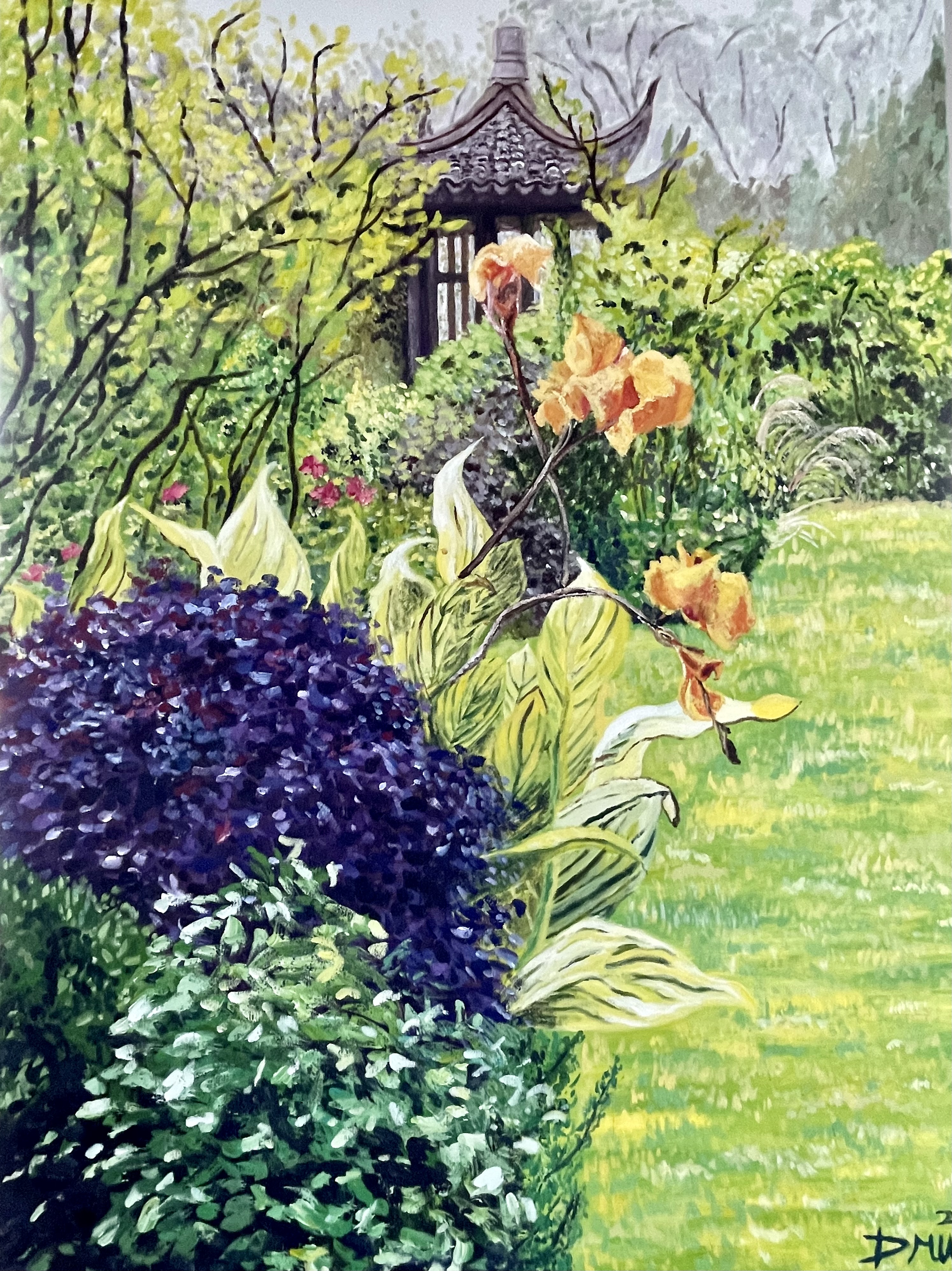 Hangzhou Op.5, Dru, 2013, Acrylic on Canvas, 40"X30", China