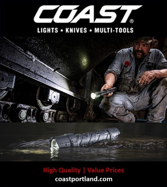 COAST - Knives | Lights | Multi-Tools | Lighted Safety Products. Full Product Range of High Quality Alkaline and Rechargeable Flashlights and Headlamps.