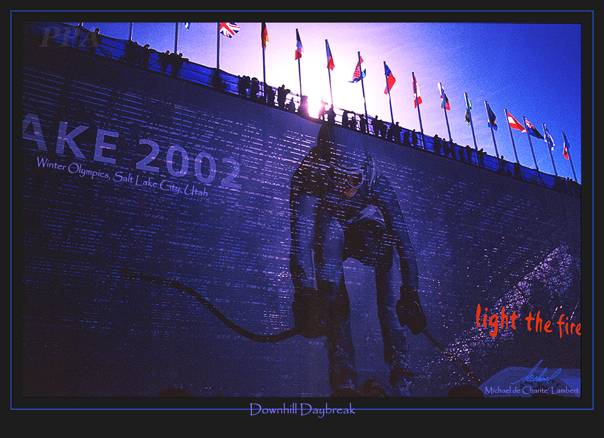 Event Photography (20x14.5)
Winter Olympics, Salt Lake City, Utah
<< Downhill Daybreak >>