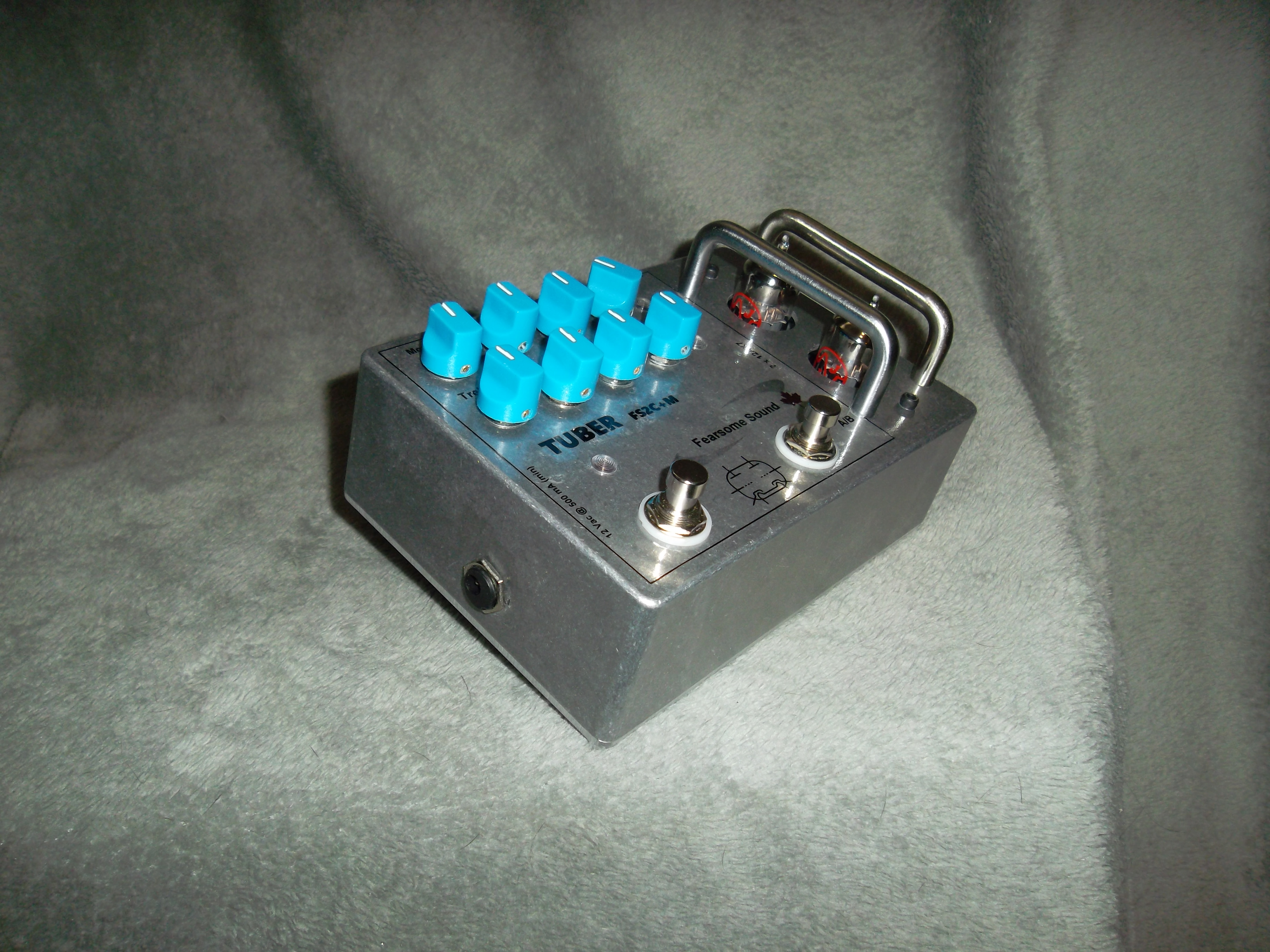 TUBER FS2C+M side panel showing the ac power input jack