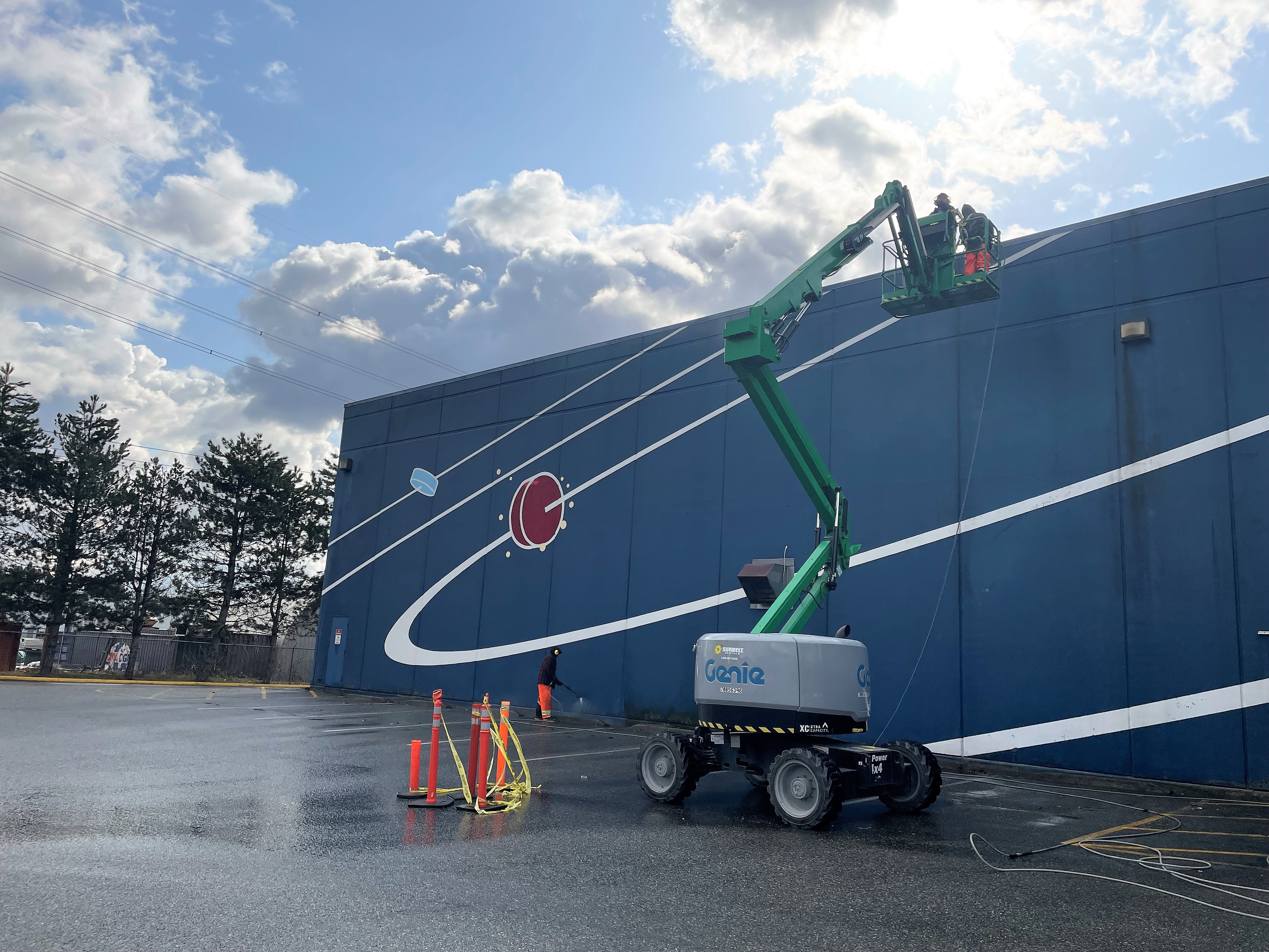 Pressure Washing Planet Ice