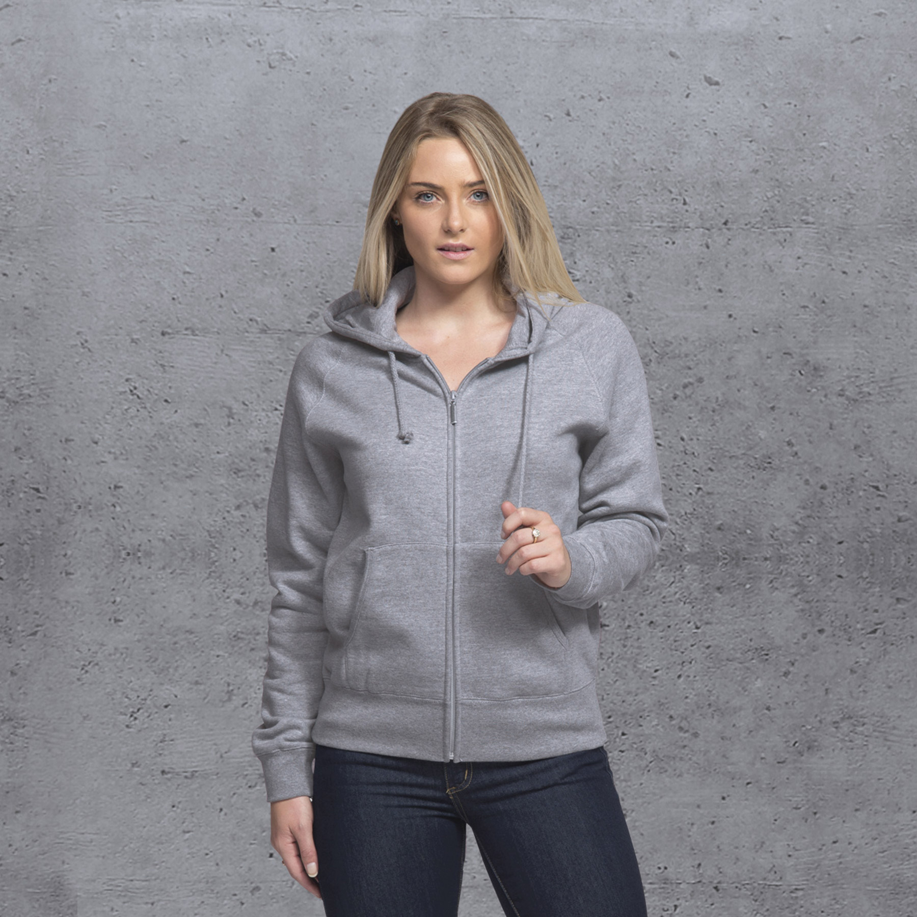 Vintage Hoodie (Full Zip - Womans)