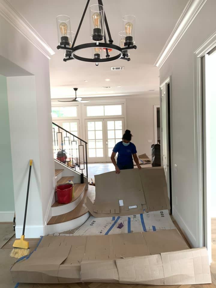 Renovation cleaning of Livingroom