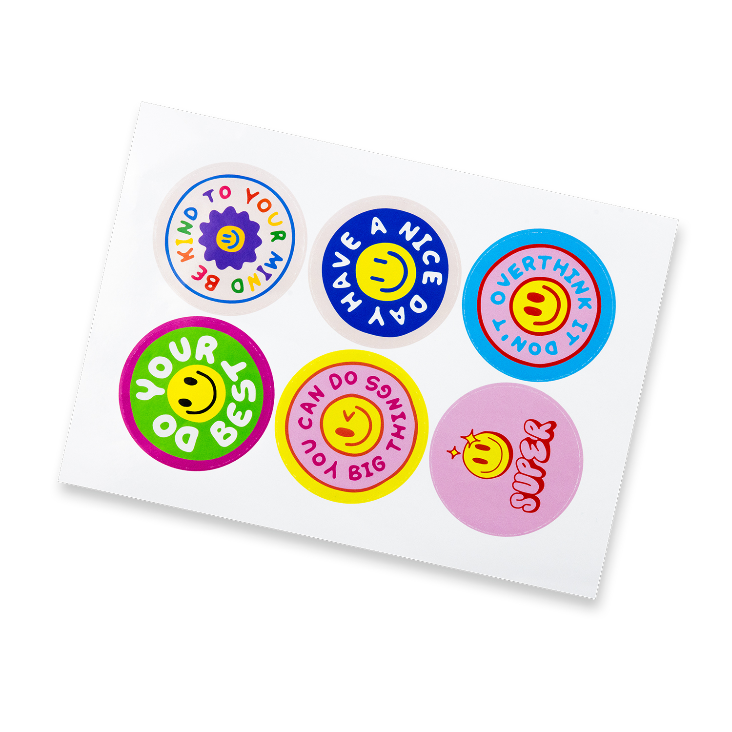 Sticker Sheet (80mm) Circle 127920