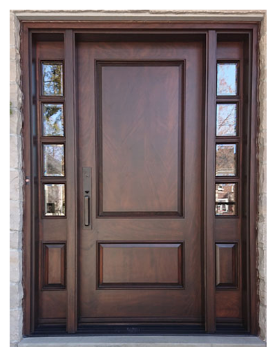 Brown Wooden Door 9