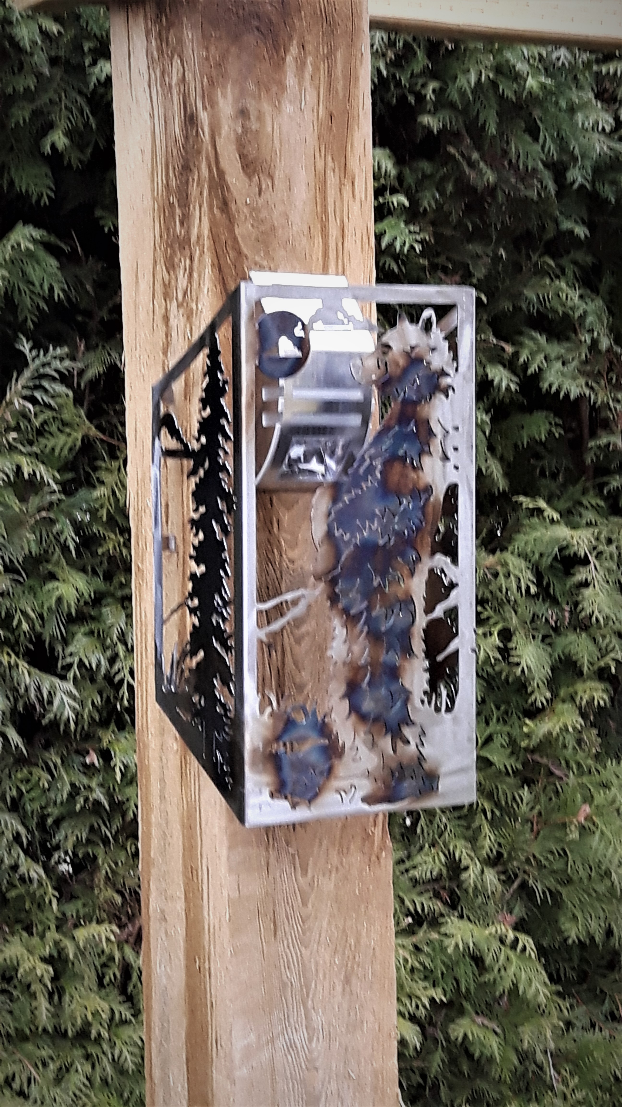 Metal Art, Post decor, Campbell river BC, Vancouver island BC, Vancouver BC, Victoria BC, British Columbia,Alberta