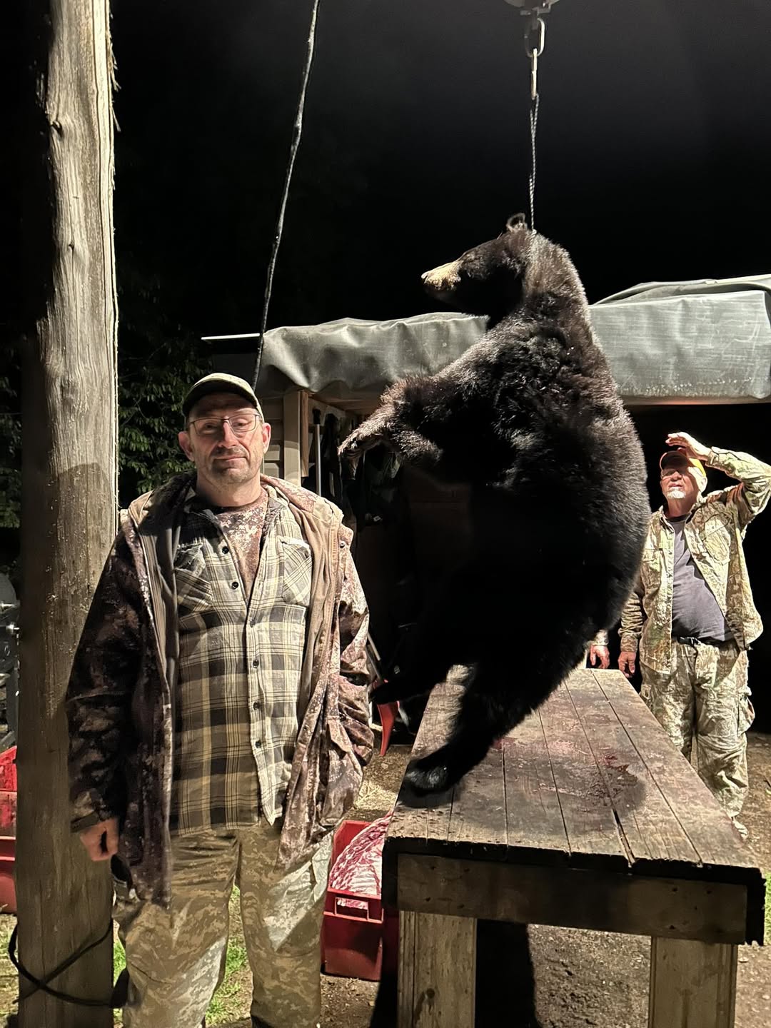 Guided spring black bear hunt in Ontario with Wild North Outfitters