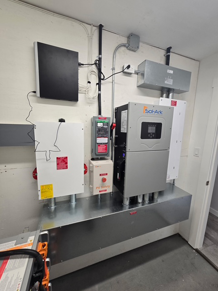 Solar panel box equipment