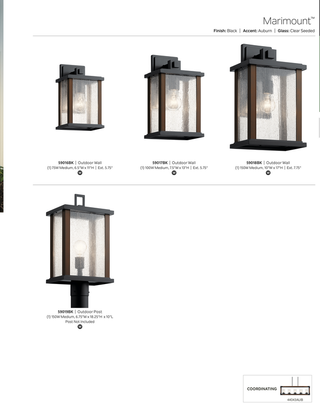 525 Marimount Collection
Available in Black with Auburn 
Starting at
Regular Price $147.99
On Sale $132.99