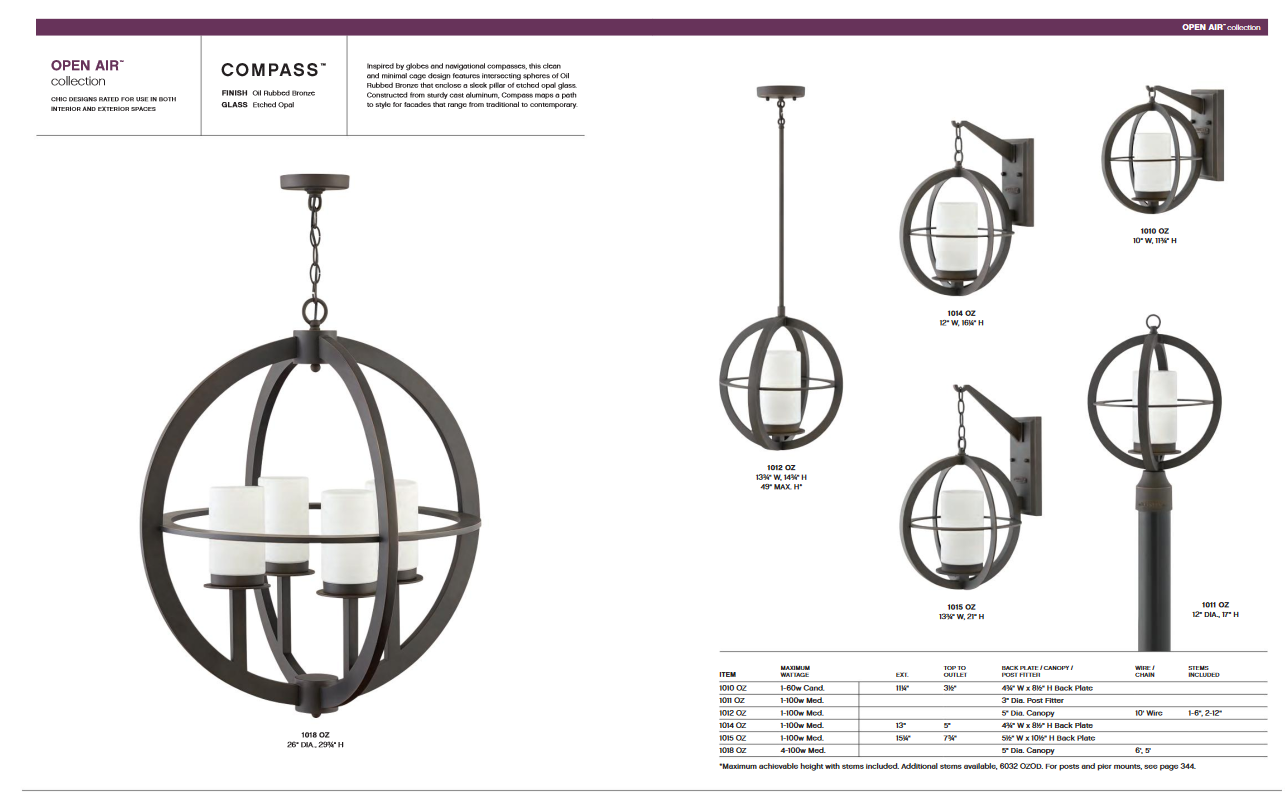 534 Compass Collection
Available in Oiled Rubbed Bronze
Starting at
Regular Price $334.99
On Sale $299.99