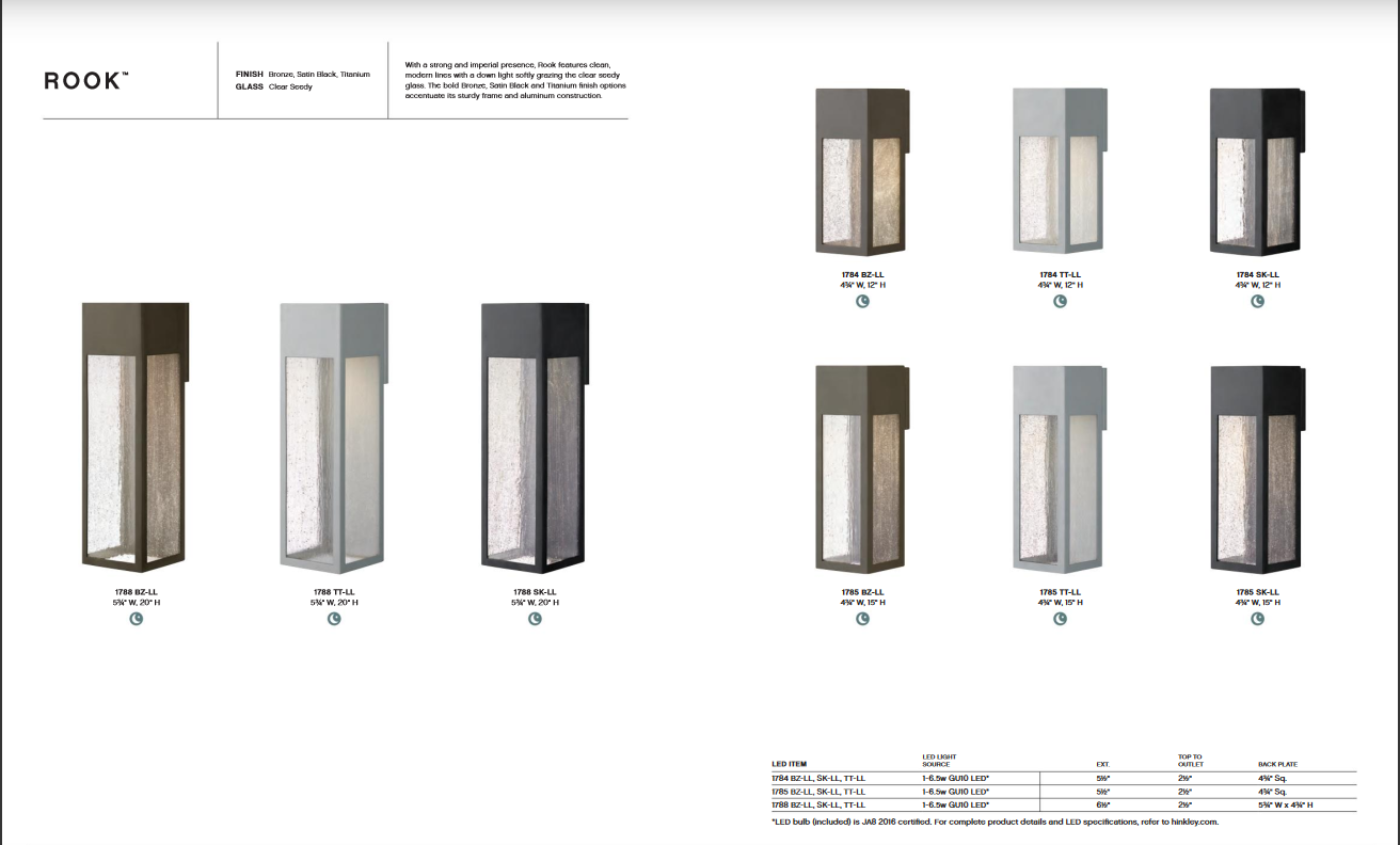 534 Rook Collection
Available in Titanium, Satin Black and Bronze
Staring at 
Regular Price $321.99
On Sale $289.99