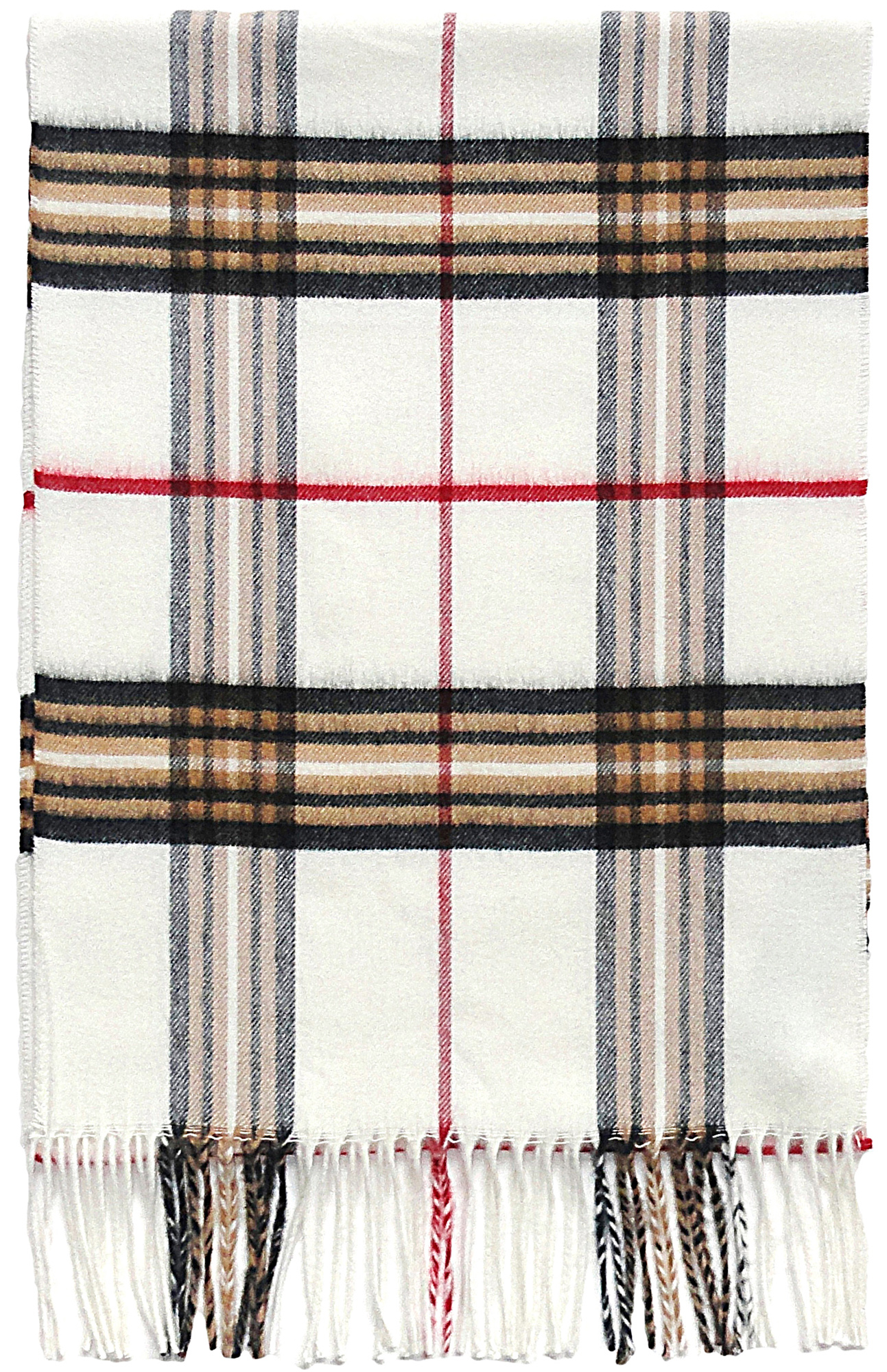 Fraas Plaid in White- $35.00
Cashmink, Made in Germany
771899115525
